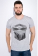 Футболка мужская 168F083 светло-серый