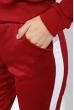 Костюм женский спорт с вырезом на одно плечо 72PD187 бордово-белый