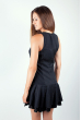 Платье женское, юбка в складку №219G004 черный