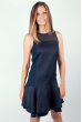 Платье женское, юбка в складку №219G004 темно-синий