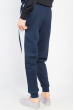 Брюки спортивные с вставками по бокам 361F002 темно-синий