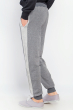 Брюки спортивные с вставками по бокам 361F002 серый