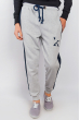 Брюки спортивные с вставками по бокам 361F002 светло-серый