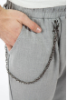 Стильные мужские брюки 158P4808 светло-серый
