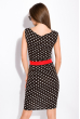 Платье женское 120P099-3 черно-красный