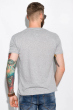 Стильная мужская футболка 134P011 светло-серый