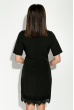 Платье женское с кружевной оборкой на юбке 95P8011 черный