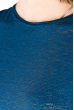 Блузка женская с кружевом на спине 83P284 сине-белый