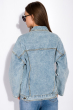 Классическая джинсовая куртка 120PSKL5806 светло-голубой