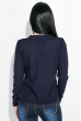 Пуловер женский, однотонный, базовый  122V001-1 темно-синий
