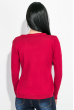 Пуловер женский, однотонный, базовый  122V001-1 бордо