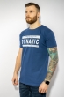 Футболка с принтом 85F266 синий
