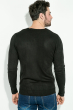 Пуловер мужской, базовый  137V002 черный