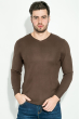 Пуловер мужской, базовый  137V002 ореховый