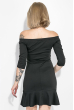 Платье женское с опущенными плечами  64PD276-1 черный