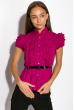 Блуза классическая женская подросток 120P023 фиолетовый