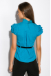 Блуза классическая женская подросток 120P023 голубой