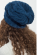 Шапка женская «Бини», вязанная, разнообразие цветов 65PF2087 синий