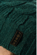 Шапка женская «Бини», вязанная, разнообразие цветов 65PF2087 темно-зеленый
