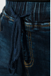 Джинсы женские на резинке 67P001 темно-синий