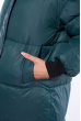 Куртка женская с манжетами 120PSKL1938 зеленый