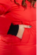 Куртка женская с манжетами 120PSKL1938 красный
