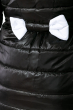 Куртка женская с бантом на поясе сзади 69P0590 черный