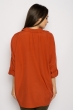 Рубашка женская свободного покроя 632F003-2 кирпичный Рубашка женская свободного покроя 632F003-2 кирпичный