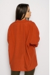 Рубашка женская свободного покроя 632F003-2 кирпичный Рубашка женская свободного покроя 632F003-2 кирпичный