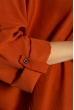 Рубашка женская свободного покроя 632F003-2 кирпичный Рубашка женская свободного покроя 632F003-2 кирпичный