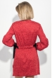 Платье женское с бантиками на боках 69PD1053 красный меланж