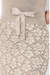 Платье женское с кружевной юбкой 81PD2668 капучино