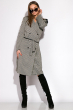Женское классическое пальто 120POI20009 серо-коричневый