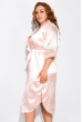 Комплект женский (халат и сорочка) 124P009-3 персиковый