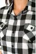 Рубашка женская 120P465-1 черно-белый