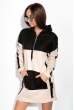 Туника 120PKLD1751 светло-бежевый / черный Туника 120PKLD1751 светло-бежевый / черный