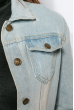 Куртка женская джинсовая укороченная 905K001 голубой