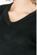 Пуловер женский, однотонный, базовый 127V001 черный