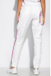Стильные брюки с цветными надписями 32P0148 бело-фиолетовый