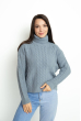Cвитер женский 777A034-7 серо-голубой Cвитер женский 777A034-7 серо-голубой