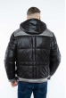 Куртка с капюшоном 157P13016-1 черно-серый
