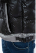 Куртка с капюшоном 157P13016-1 черно-серый