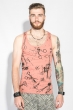 Майка мужская стильная 184F005-7 бледно-коралловый