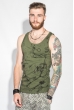 Майка мужская стильная 184F005-7 хаки
