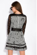 Платье с пышной юбкой 150P011-1 черно-белый