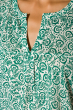 Блуза женская 516F449 зелено-белый