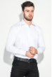 Рубашка мужская в светлом оттенке, с фактурным принтом 50PD61303 белый