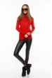 Гольф женский однотонный 613F002 красный
