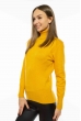 Гольф женский однотонный 613F002 горчичный