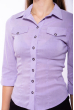 Рубашка женская 118P370 фиолетово-белый